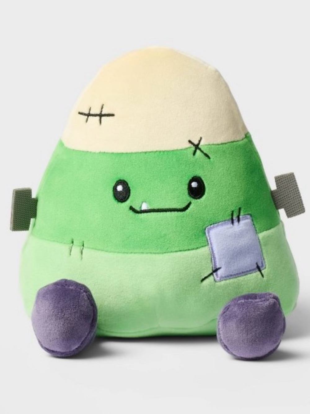 Halloween Frankenstein Candy Corn 7” Plush Green Monster